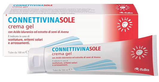 Connettivina Sole Crema Gel lenitiva per scottature ed arrossamenti 100ml