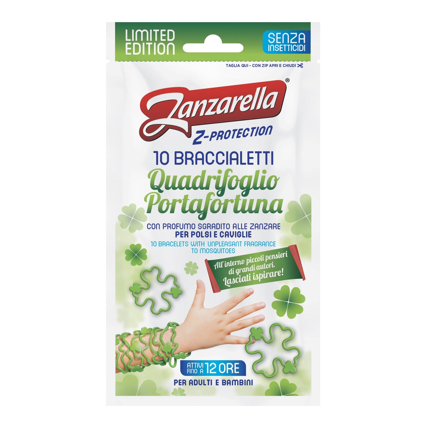 ZANZA Z-PROTECTION BRACCIALE LIMITED EDITION 12 PEZZI