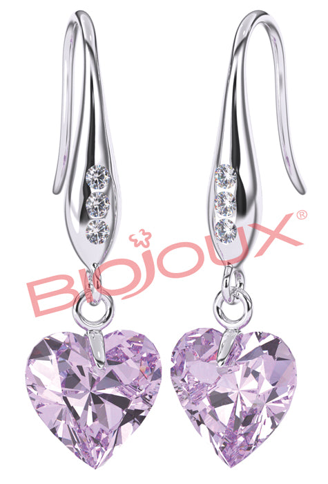 BJT721 ORECCHINI BOREAL HEART STAINLESS STEEL