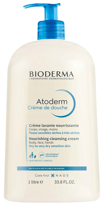 Bioderma Atoderm Creme de Douche Detergente lenitivo 1000 ml