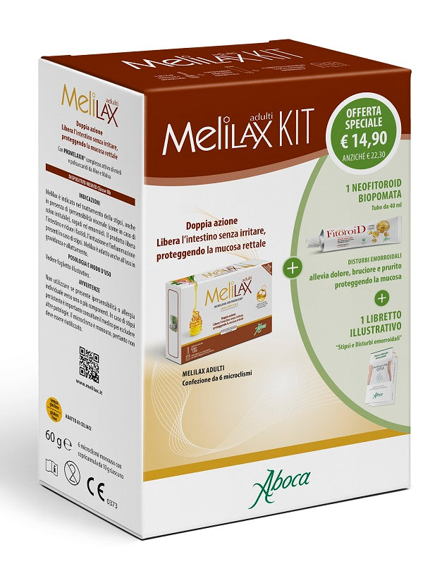 MELILAX ADULTI KIT COMPOSTO DA MELILAX ADULTI + NEOFITOROID POMATA