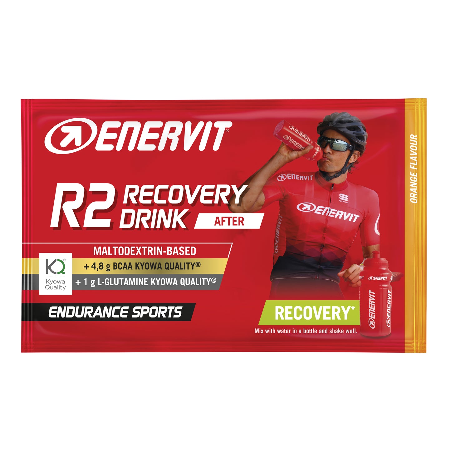 Enervit R2 Recovery Drink Energetico Dopo l'Attività Sportiva Gusto Arancia 50g