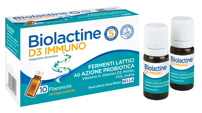 BIOLACTINE D3 IMMUNO 10 FLACONCINI