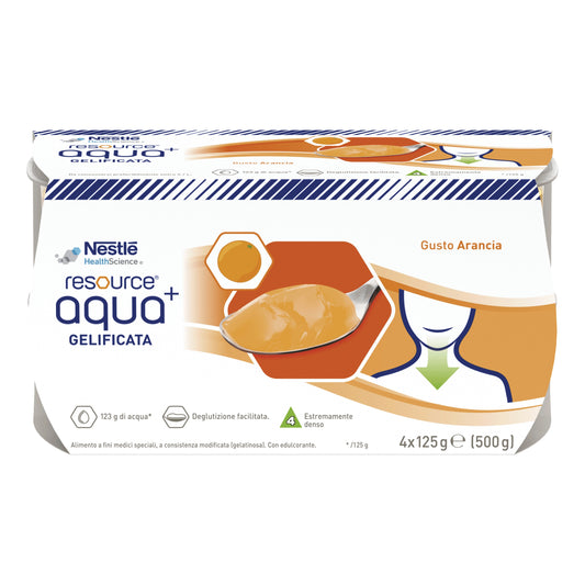 RESOURCE AQUA ACQUA GELIFICATA+ORANGE CUP 6 4X125 G