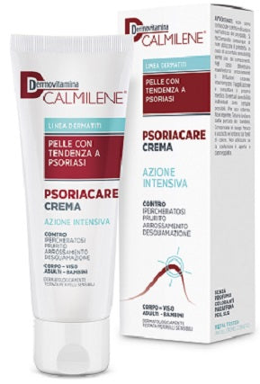 Dermovitamina Calmilene Psoriacare Crema Azione Intensiva 50ml per Pelle Psoriasi, Ipercheratosi, Prurito