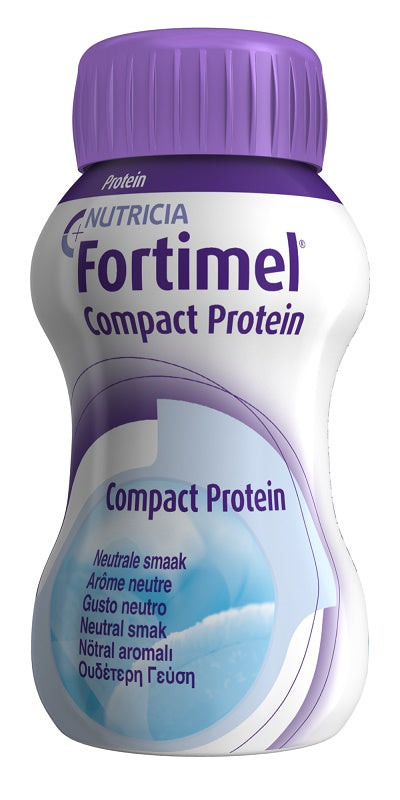 NUTRICIA FORTIMEL COMPACT PROTEIN GUSTO NEUTRO 4 BOTTIGLIE DA 125 ML