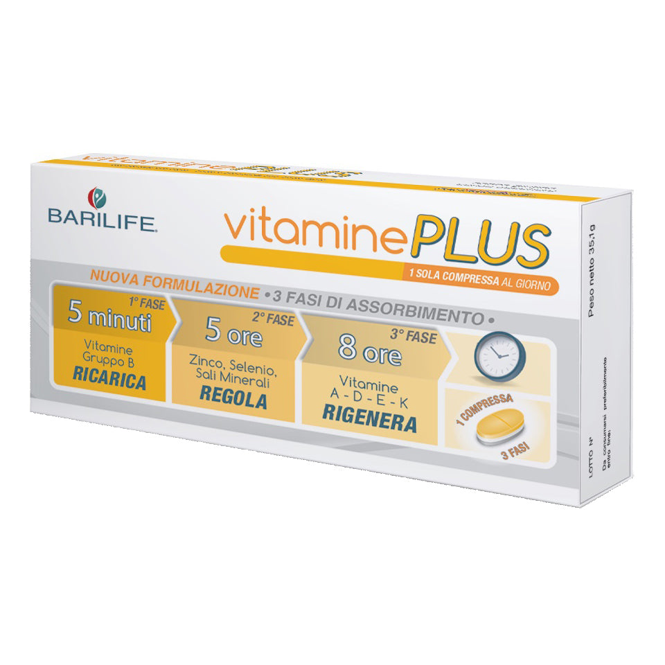 BARILIFE VITAMINE PLUS 30 COMPRESSE TRIFASE