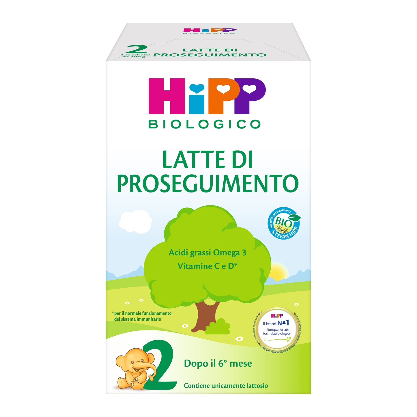 HIPP BIO 2 LATTE PROSEGUIMENTO 600 G