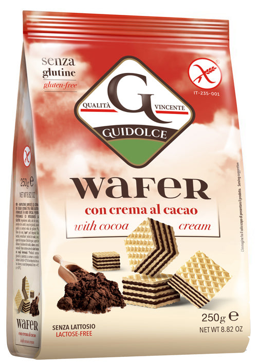 WAFER CON CREMA AL CACAO 250 G