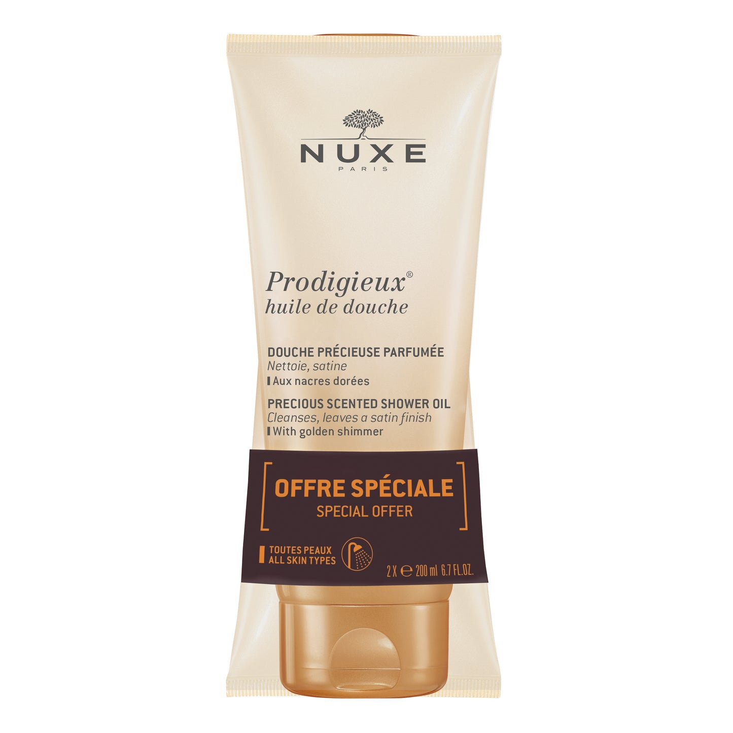 NUXE DUO OLIO DOCCIA PRODIGIEUX 2X200 ML