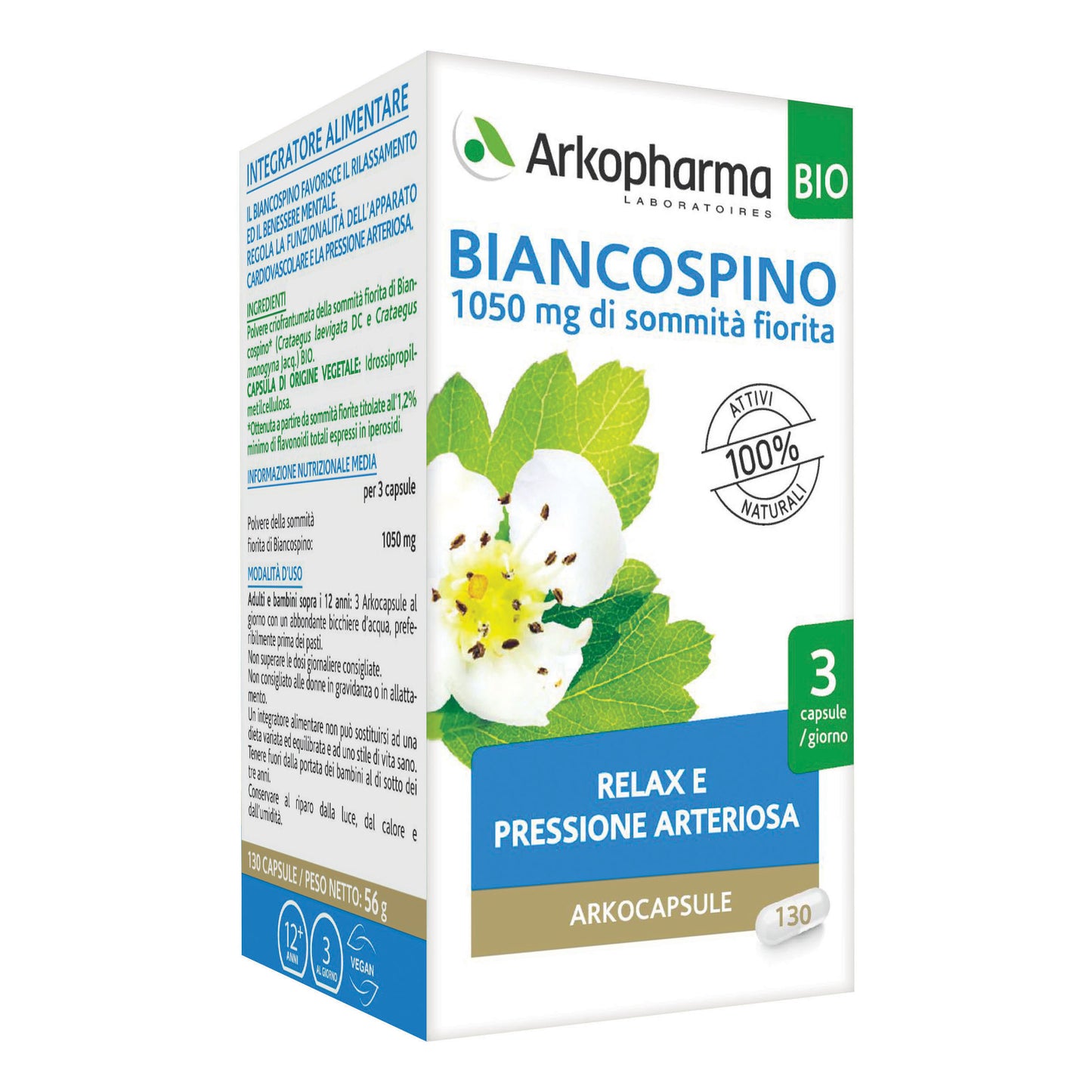 ARKO CAPSULE BIANCOSPINO BIO 130 CAPSULE