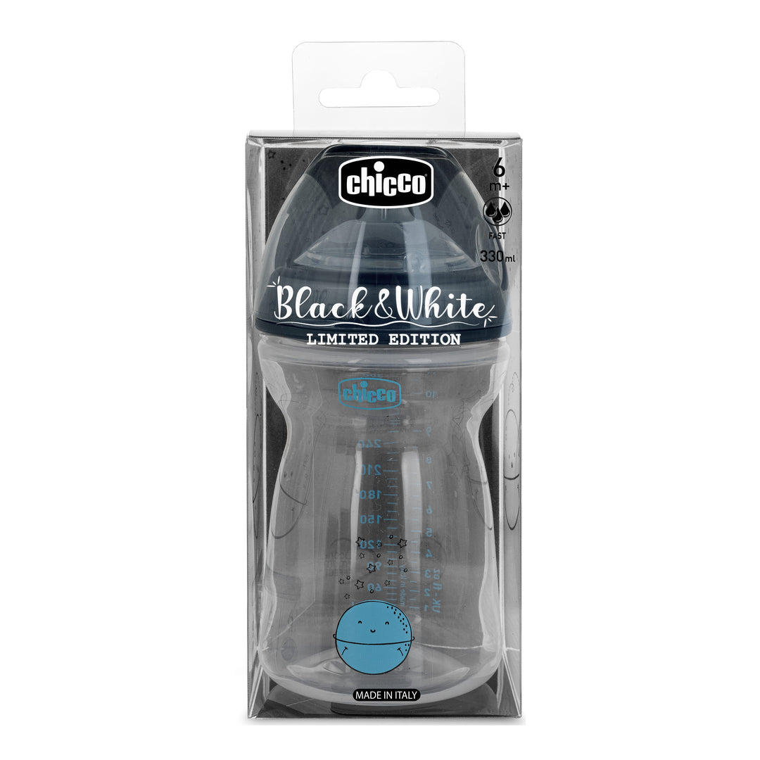 CHICCO BIBERON NUOVA FORMULA BLACK&WHITE 330 ML