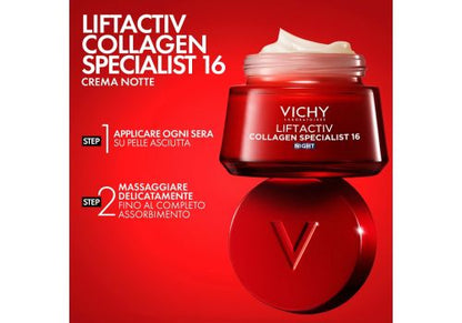 Vichy Liftactiv Collagen Specialist 16 Crema Notte 50ml