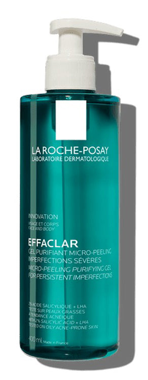 LA ROCHE POSAY EFFACLAR- GEL DETERGENTE PURIFICANTE MICRO PEEL VISO E CORPO 400ML