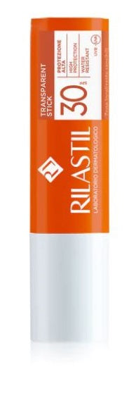 Rilastil Sun System Stick Labbra Solare Trasparente SPF30 4 ml