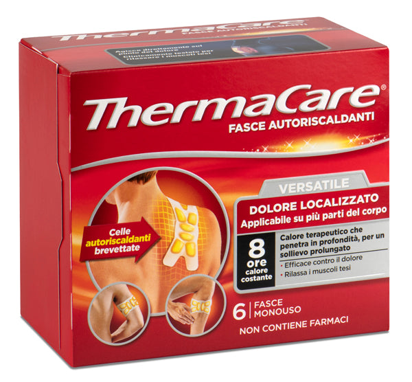 THERMACARE FASCE AUTORISCALDANTI-FASCIA VERSATILE 6 PEZZI