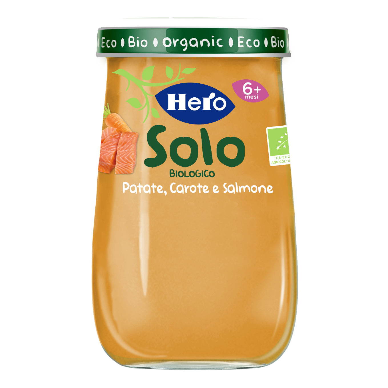 HERO BABY SOLO OMOGENEIZZATO SALMONE VERDURE 190 G