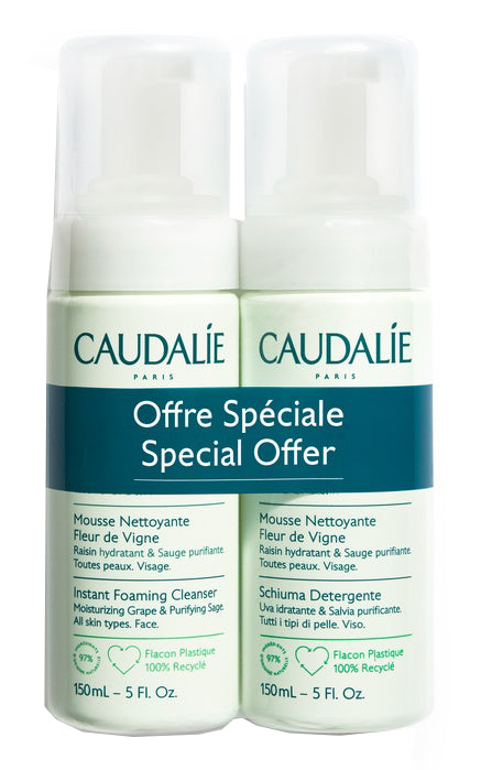 Caudalie Vinoclean Duo Schiuma Detergente Bi-Pack 150ml