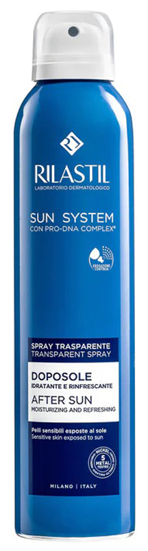 Rilastil Sun System Spray Transparente Doposole Idratante Rinfrescante 200 ml