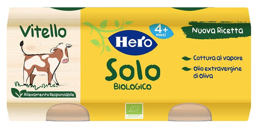 HERO BABY SOLO OMOGENEIZZATO VITELLO 2X80 G