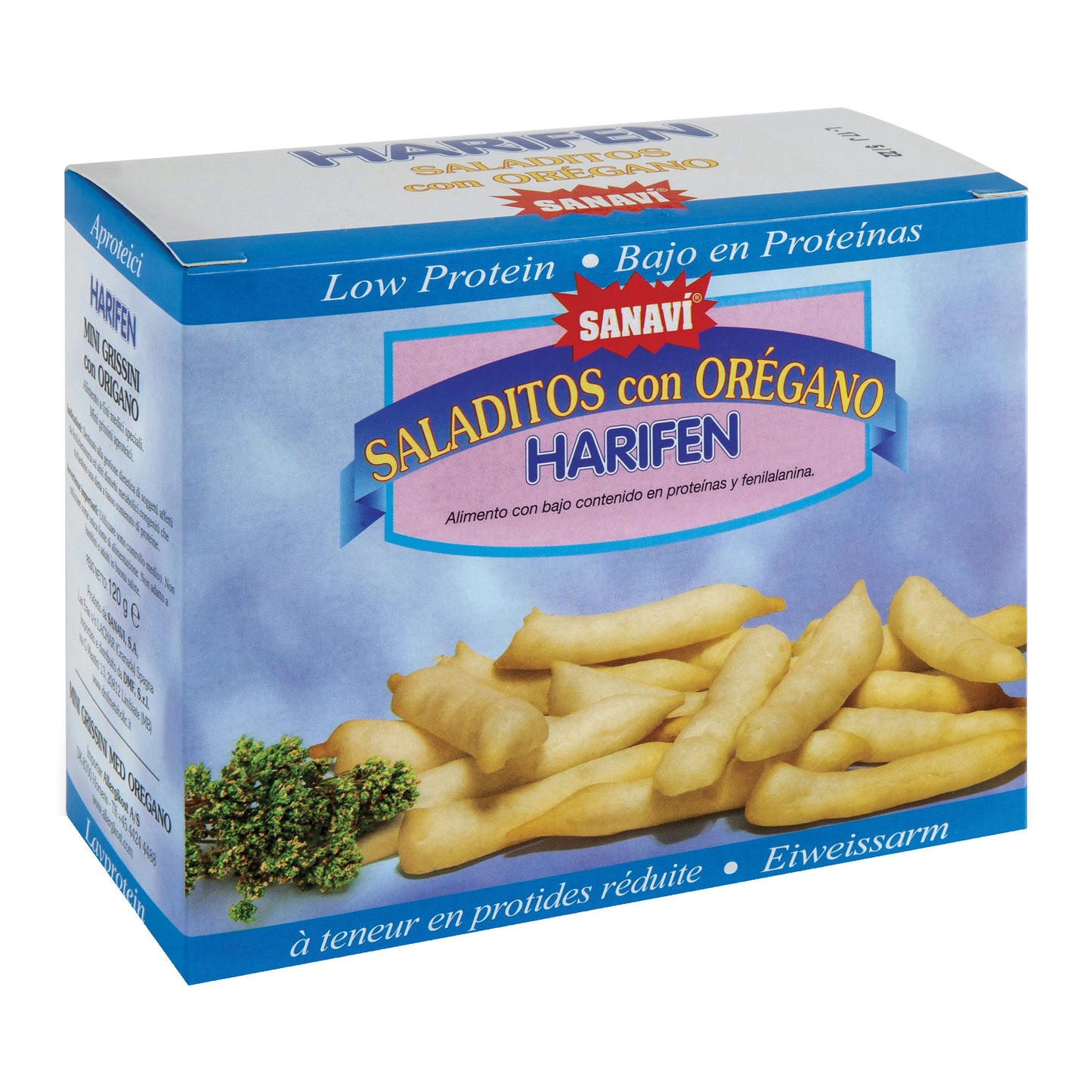 HARIFEN SALADITOS ORIGANO 4X30 G