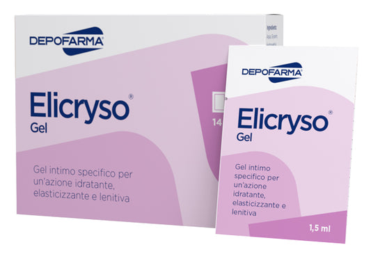 ELICRYSO GEL INTIMO IDRATANTE ELASTICIZZANTE E LENITIVO 14 BUSTINE DA 1,5 ML