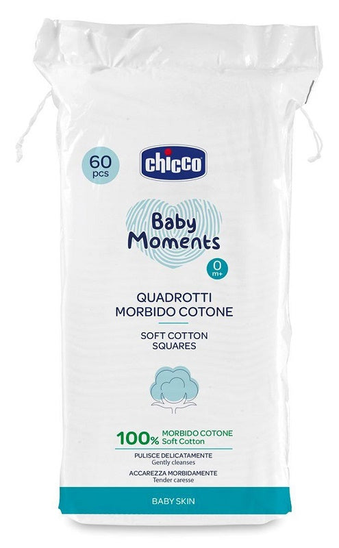 CHICCO BABY MOMENTS QUADROTTI 60 PEZZI