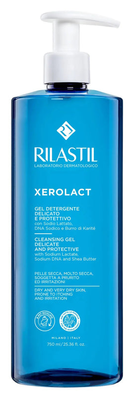 Rilastil Xerolact Gel Detergente Corpo per Pelle Molto Secca 750ml