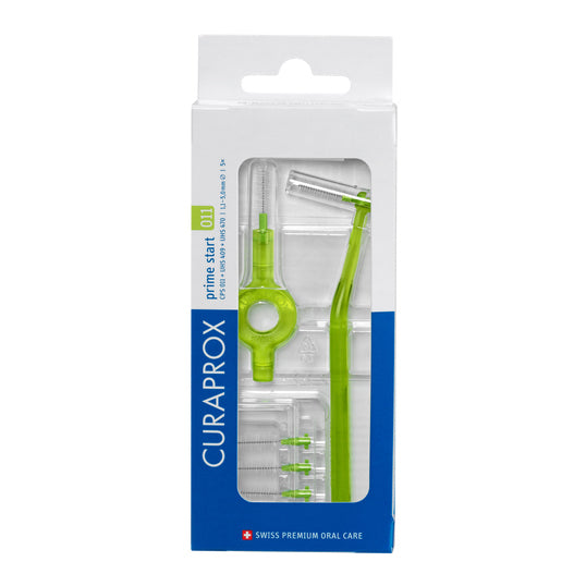 CURAPROX CPS 011 SCOVOLINO PRIME START 011 LIME GREEN 5 PEZZI