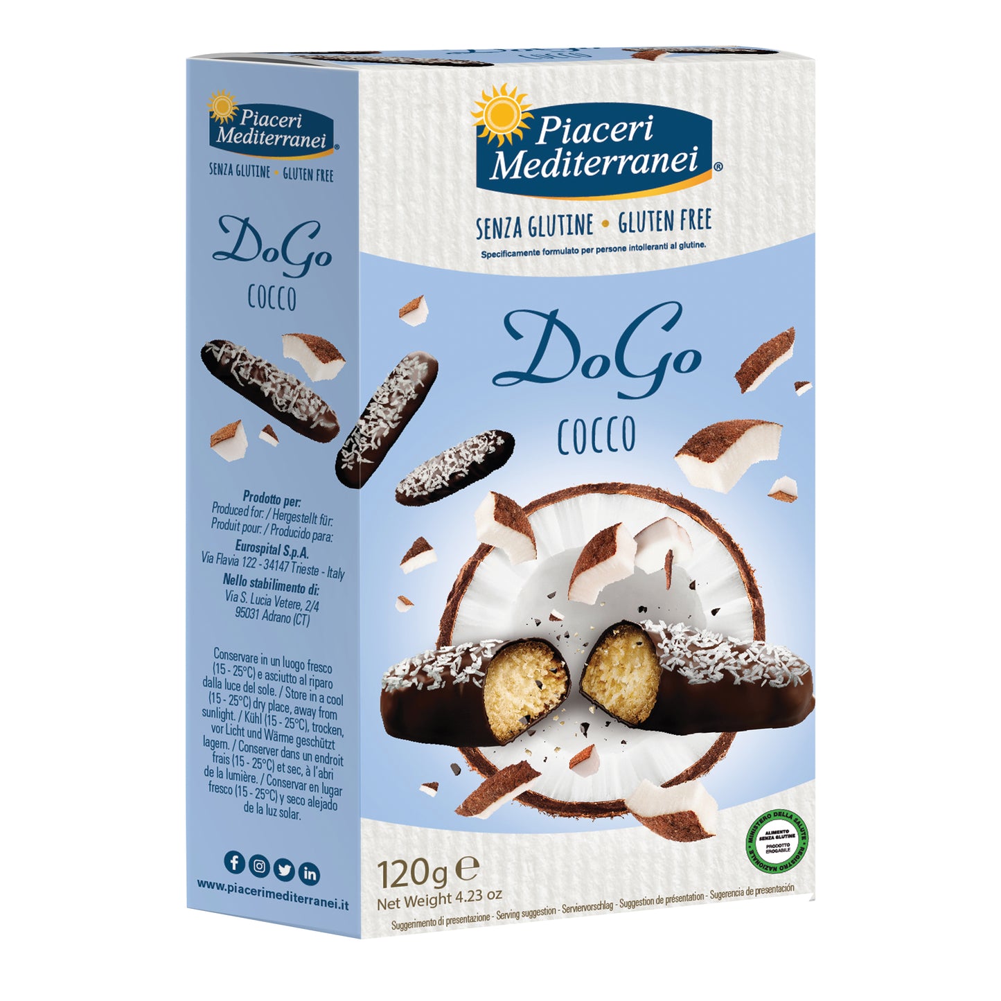 PIACERI MEDITERRANEI DOGO COCCO 120 G
