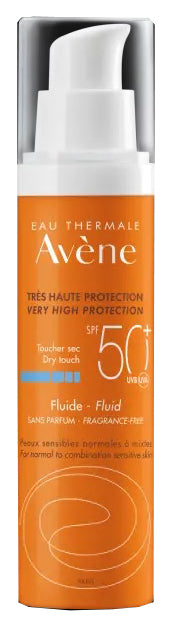 AVENE Fluido solare viso senza profumo SPF50+ 50ml