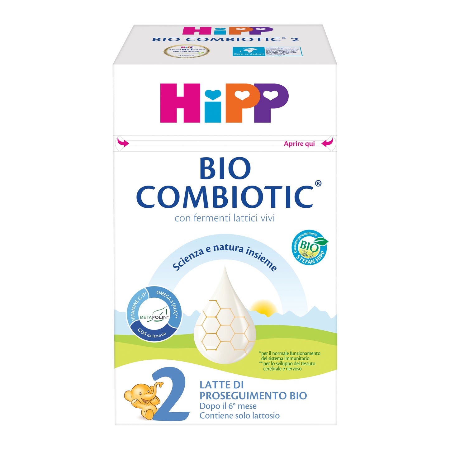 HIPP LATTE 2 COMBIOTIC 600 G BIO