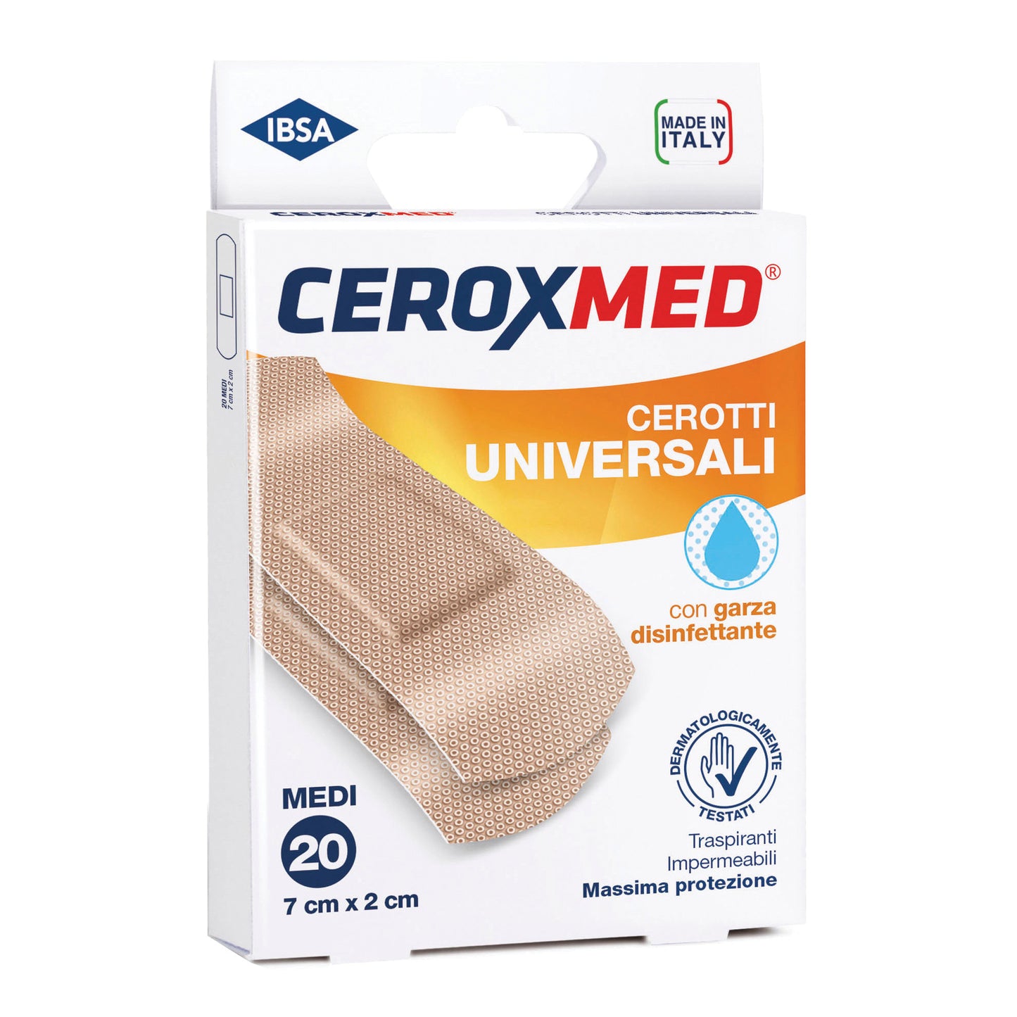 CEROTTI UNIVERSALI CEROXMED MEDI 20 PEZZI