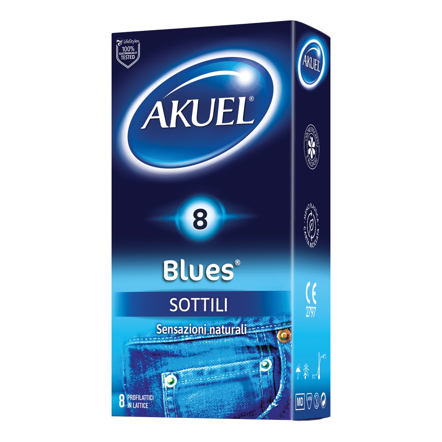 AKUEL BLUES SOTTILE 8PZ