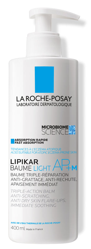 LA ROCHE POSAY LIPIKAR BAUME AP+M LIGHT-Balsamo riparatore per la pelle a tendenza atopica e a tendenza allergica 400ML