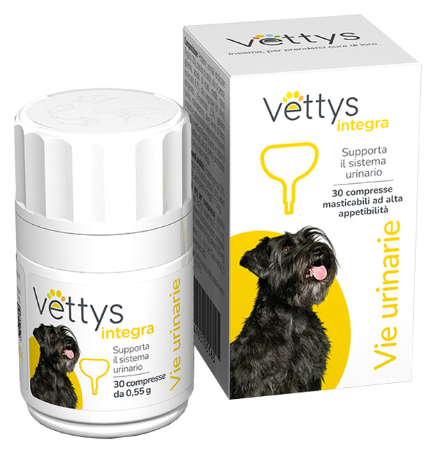 VETTYS INTEGRA VIE URINARIE CANE 30 COMPRESSE MASTICABILI