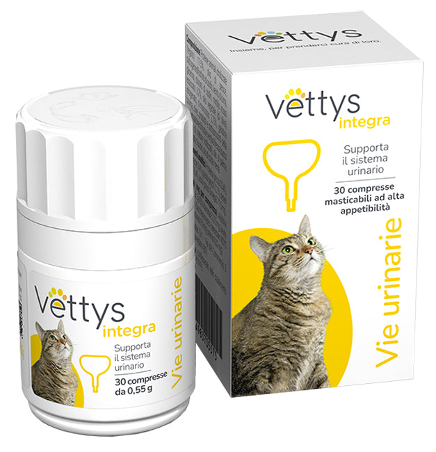 VETTYS INTEGRA VIE URINARIE GATTO 30 COMPRESSE MASTICABILI