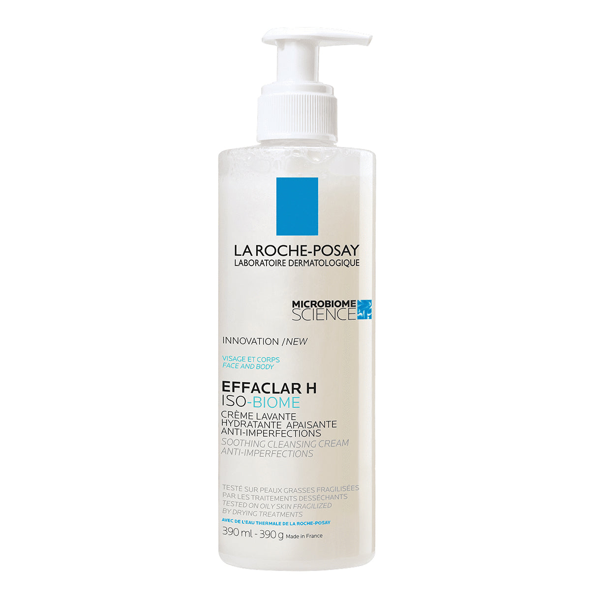 LA ROCHE POSAY EFFACLAR H ISO BIOME -Crema detergente lenitiva per pelle con imperfezioni 400ML