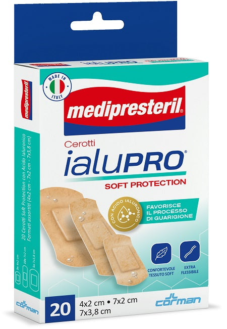 MEDIPRESTERIL CEROTTI IALUPRO SOFT PROTECTION 3 FORMATI ASSORTITI 20 PEZZI