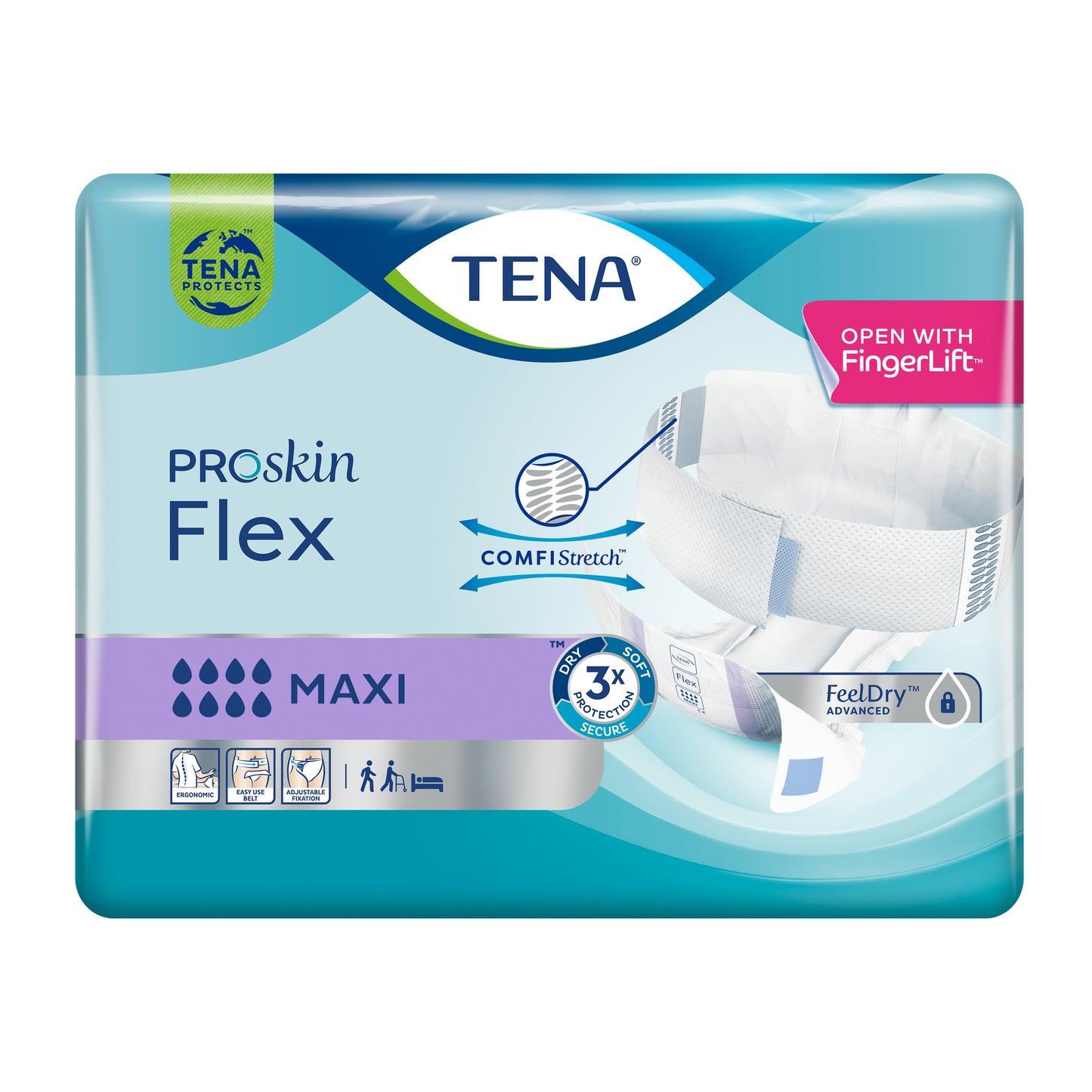 PANNOLONE PER INCONTINENZA TENA FLEX MAXI MEDIUM 22 PEZZI