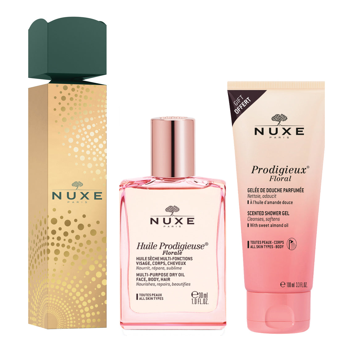 NUXE CRACKER HUILE PRODIGIEUSE FLORALE 2022 2 PEZZI