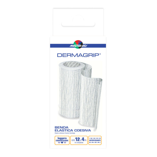 BENDA MASTER-AID DERMAGRIP COESIVA M 4X12 CM 1 PEZZO