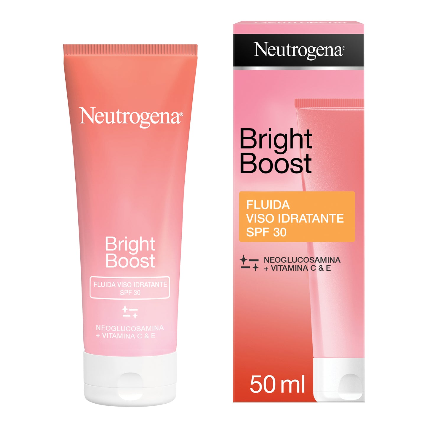 NEUTROGENA BRIGHT BOOST FLUIDO VISO IDRATANTE SPF30 50 ML