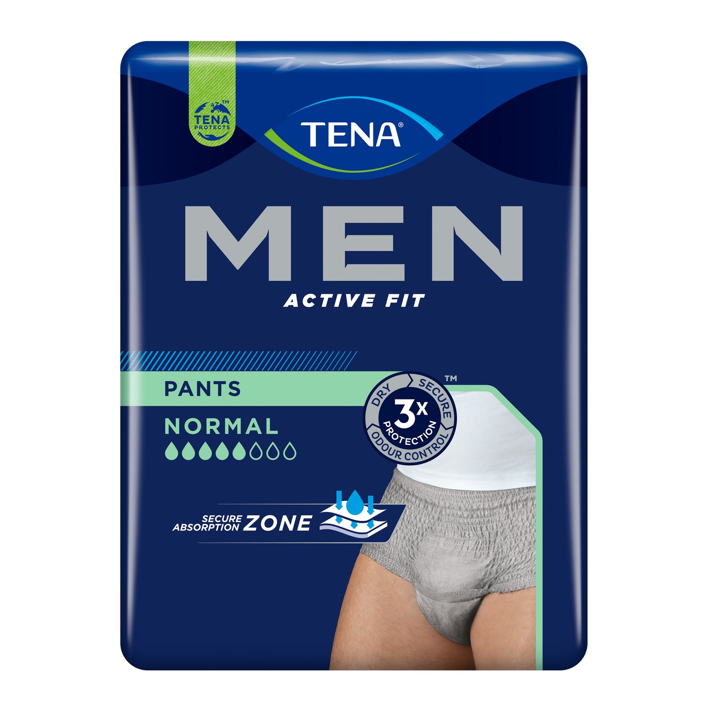 TENA MEN PANTS ACTIVE FIT GREV S/M