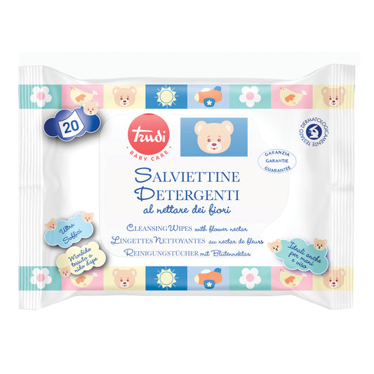 TRUDI BABY CARE SALVIETTINA DETERGENTE 20 PEZZI