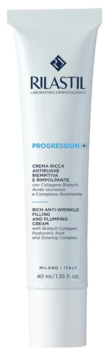 Rilastil Progression (+) Crema Antirughe Riempitiva/Rimpolpante 40ml