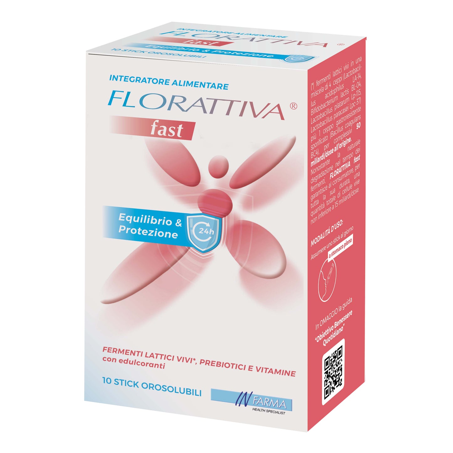 FLORATTIVA FAST 10 STICK OROSOLUBILI