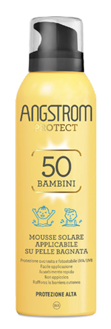 Angstrom Protect Mousse Solare Bambini SPF50 150ml