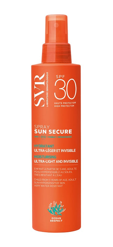 SVR Sun Secure Spray solare invisibile SPF30 idratante e leggero 200ml