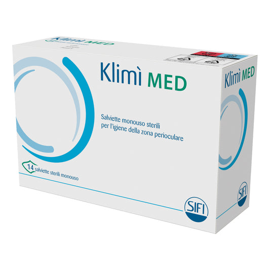 KLIMI' MED DETERGENTE PERIOCULARE 14 SALVIETTINE STERILI MONOUSO